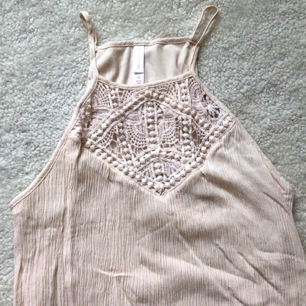 Xhilaration White Midi Halter Dress